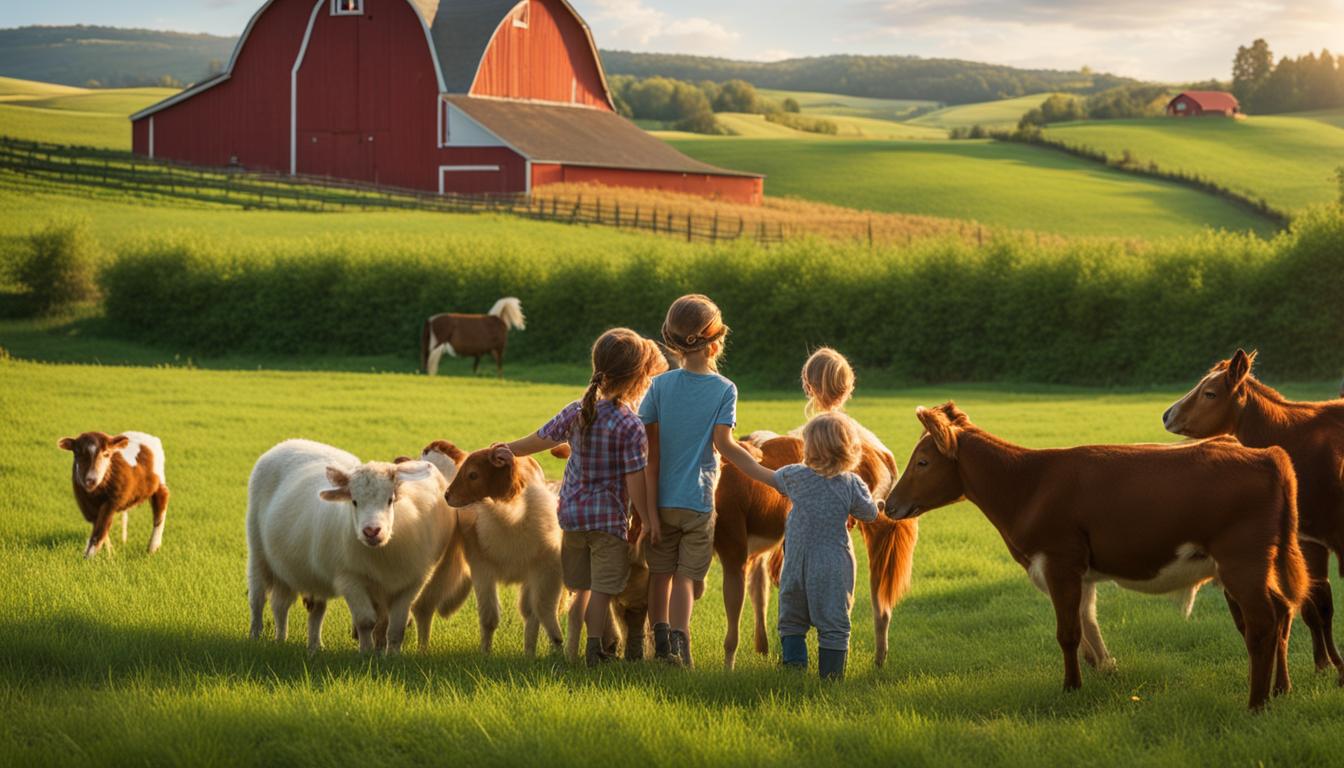 Ausflug zu kinderfreundlichen Bauernhöfen: Tiere hautnah erleben