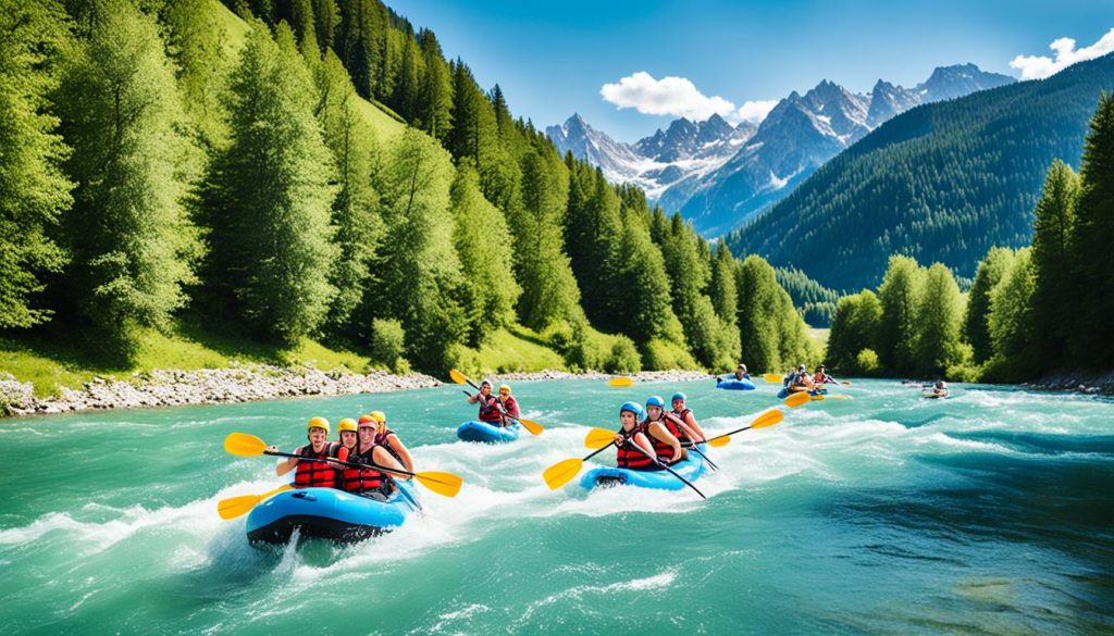 Aktivitäten im Wasser