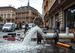 Wasserrohrbruch in Wien reparieren - Firmen, Kosten, Leistungen